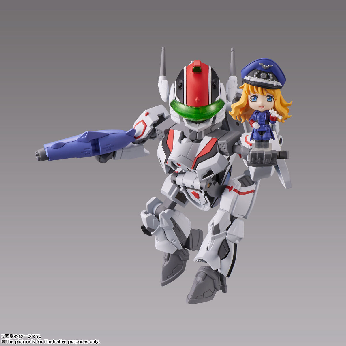 Adorable Macross Frontier Tiny Session VF - 25F Messiah Valkyrie (Alto's Use) with Sheryl Figure Set