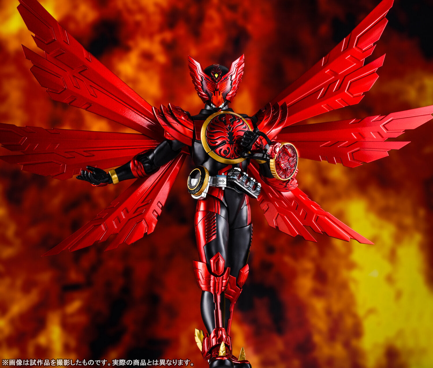 SH Figuarts Premium Kamen Rider OOO Tajadol Combo with Swappable Parts