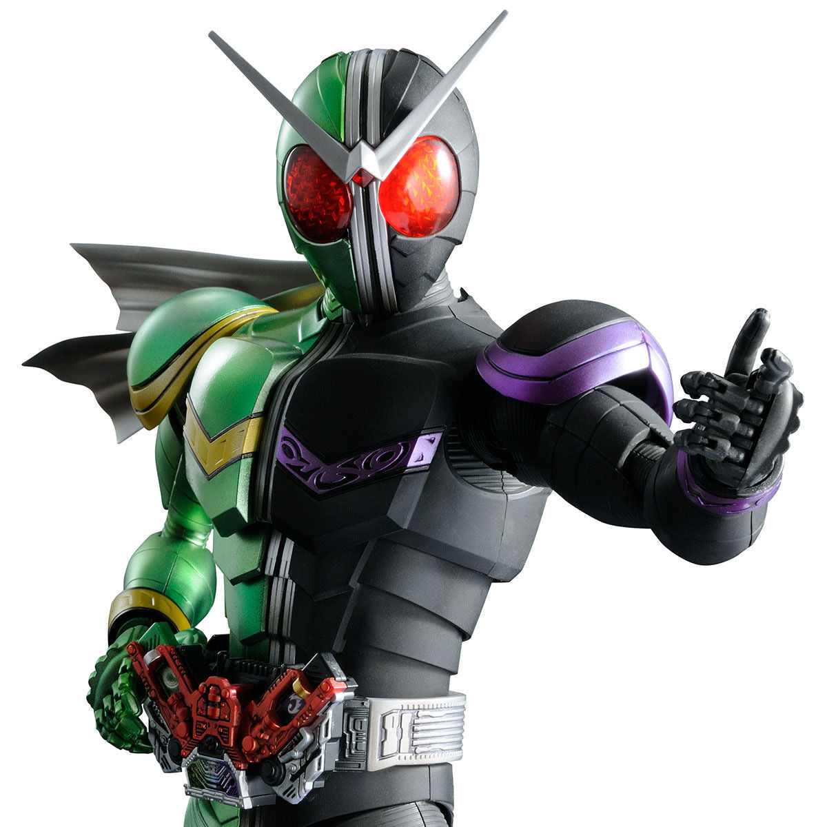 MG Figure Rise Artisan High - Quality Pre - painted 1/8 Scale Model Kit of Kamen Rider W Cyclone Joker