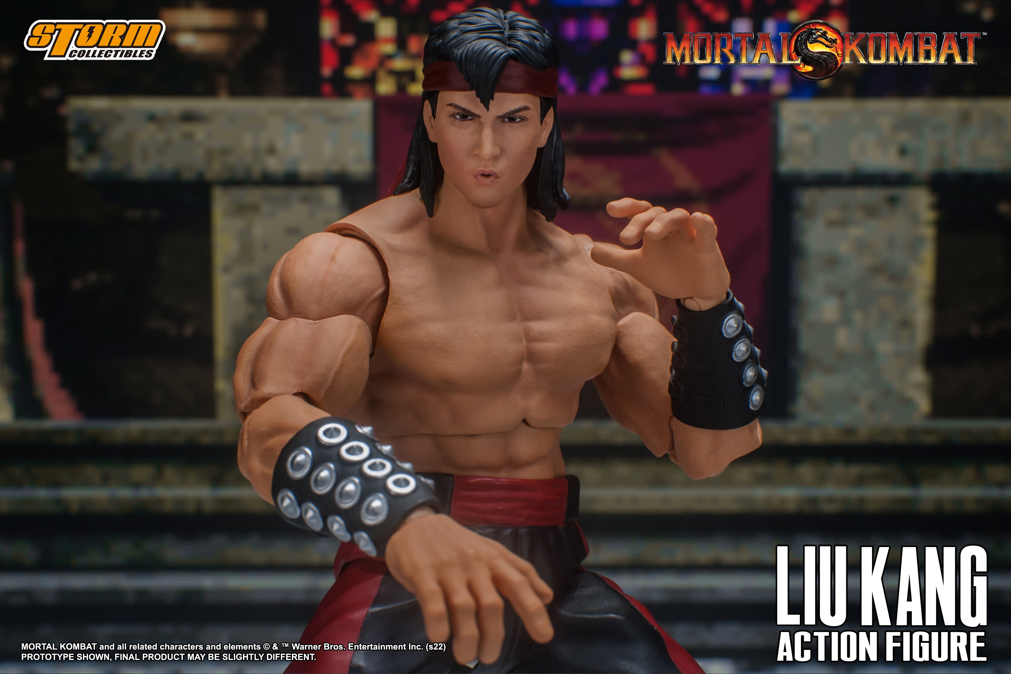Storm Collectibles 1/12 Scale Liu Kang Action Figure from Mortal Kombat - A Highly Detailed Collectible Toy