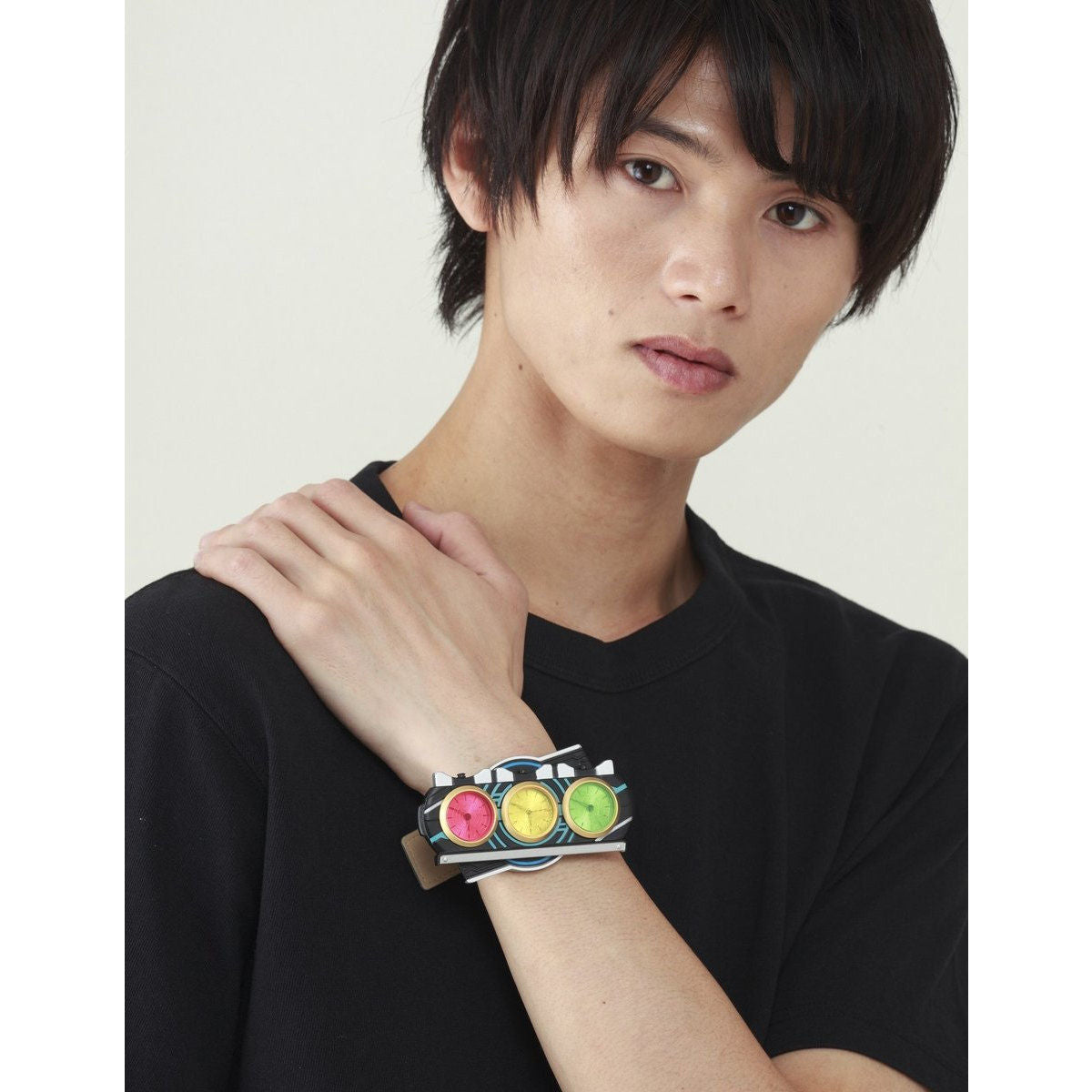 Kamen Rider OOO Live - Action Style Collectible Watch with Swappable Medals