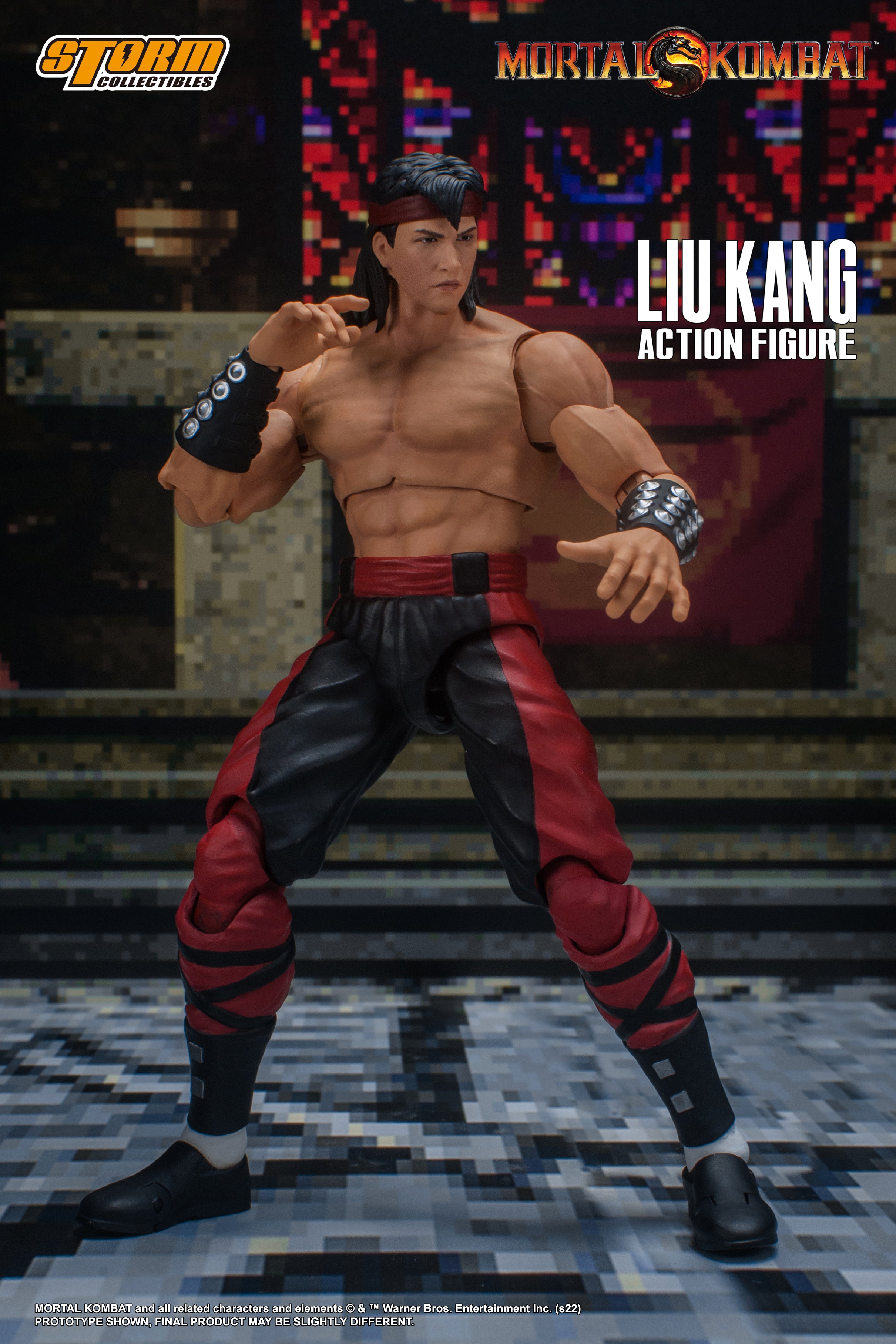 Storm Collectibles 1/12 Scale Liu Kang Action Figure from Mortal Kombat - A Highly Detailed Collectible Toy