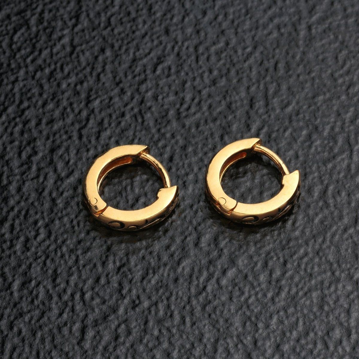 2021 Zenkaiger Plated Brass Earrings - 10mm Diameter, 2.5mm Thick