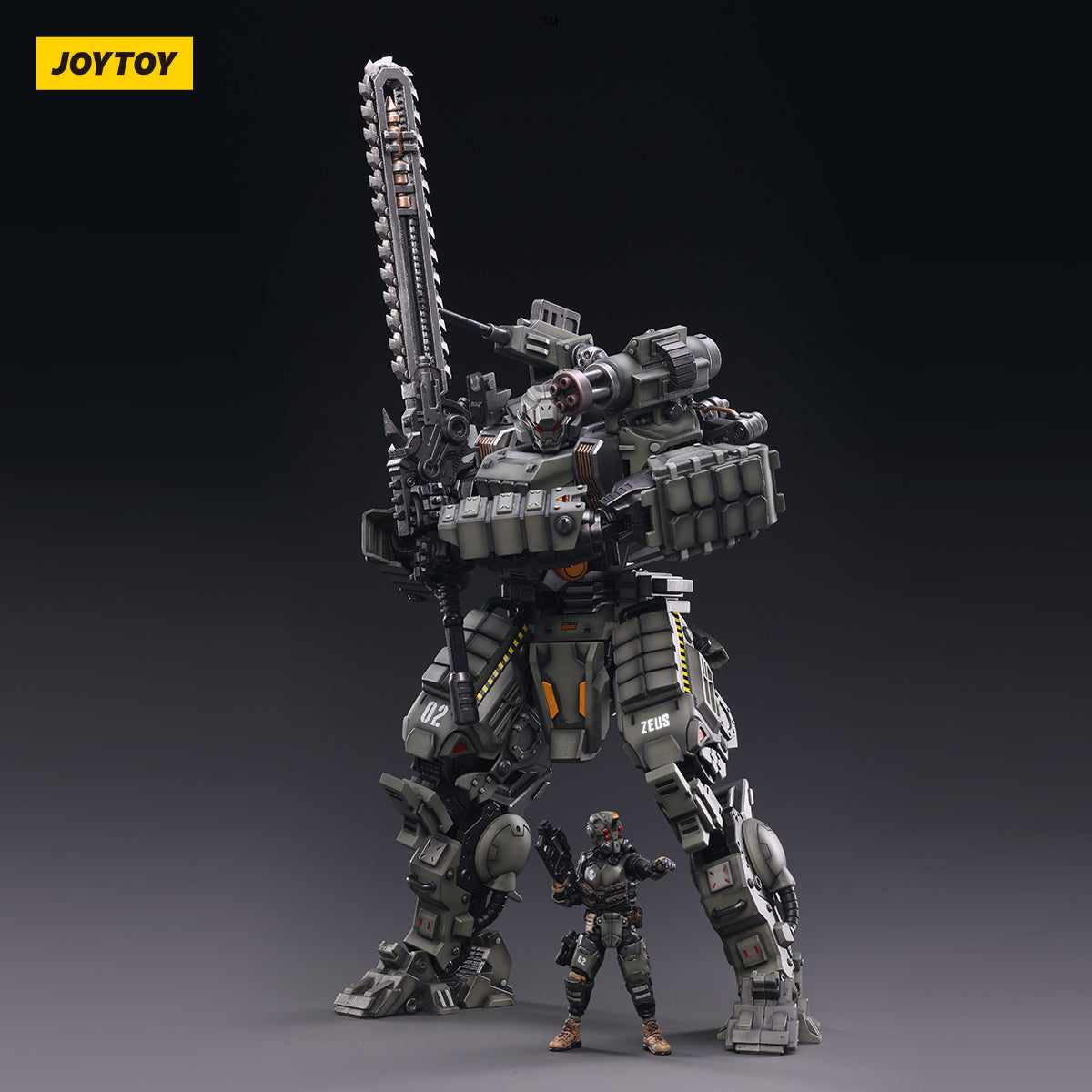 Dark Source Brand New Zeus Military Mecha with Heavy Firepower Features