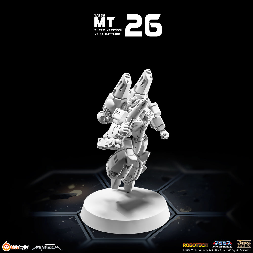 MiniTech MT26 Super Veritech VF - 1A Battloid Mode Miniature Model