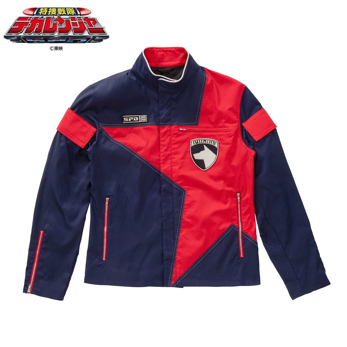 Deka Red S.P.D. Dekaranger Cosplay Polyester Jacket for Costume Enthusiasts