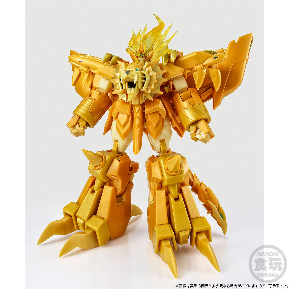 Final GaoGaiGar Golden Special Edition Toy - The Last Brave King with Glittering Clear Parts