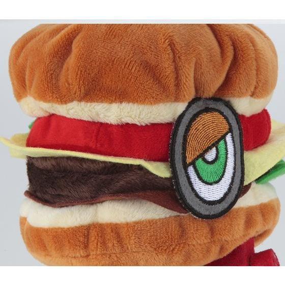Cute Ex - Aid Burgermon Stuffed Plush Toy, 6.5 - inch