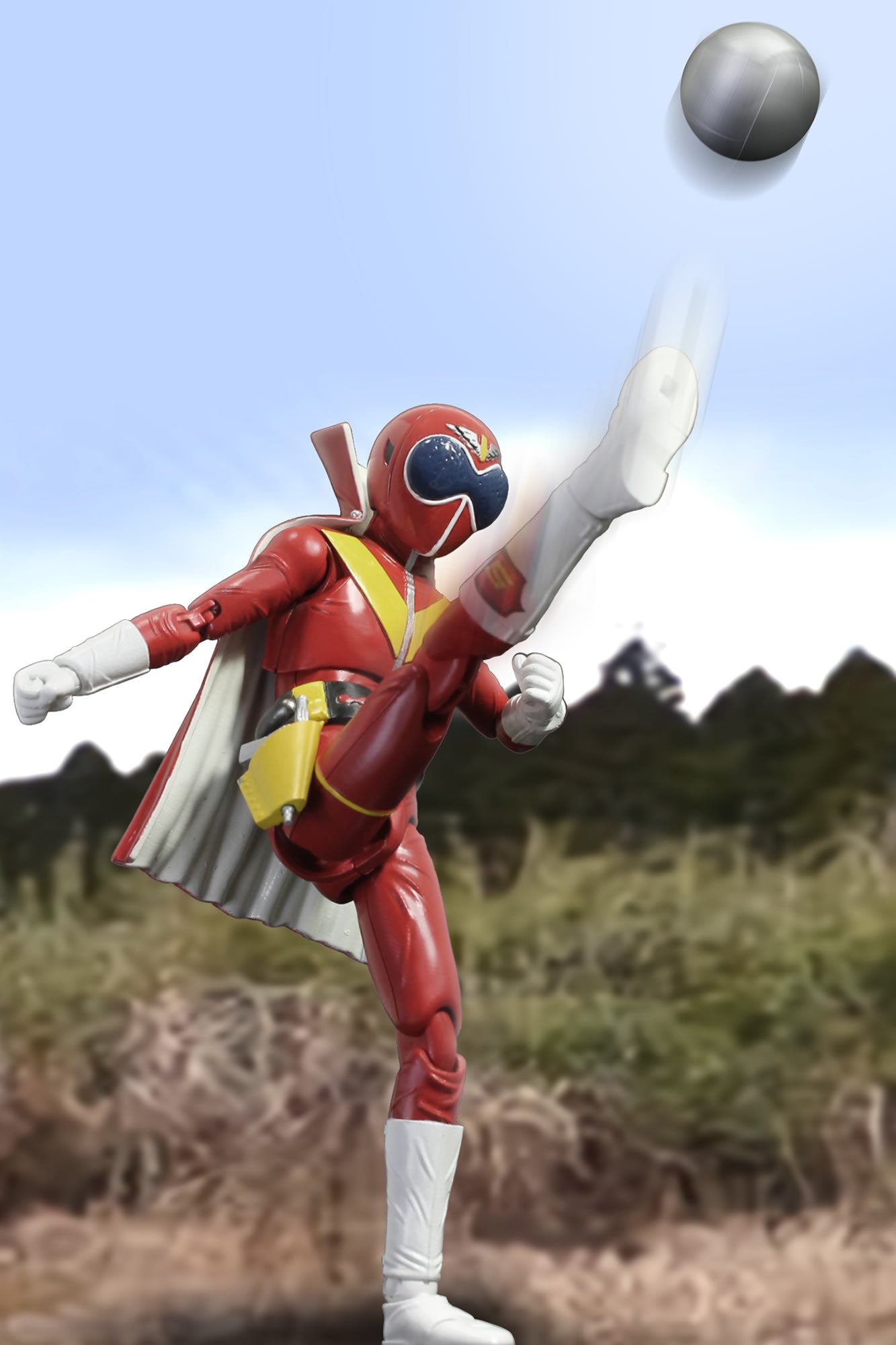 Hero Action Figure - HAF Akaranger, the Original Red Ranger from Super Sentai's 45th Anniversary