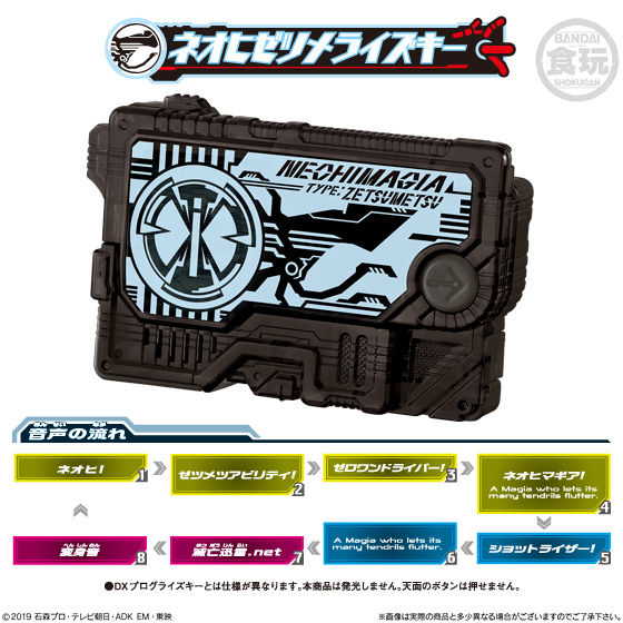SG Zero-One Line Progrise Keys Set 02 for Various Drivers and Weapons