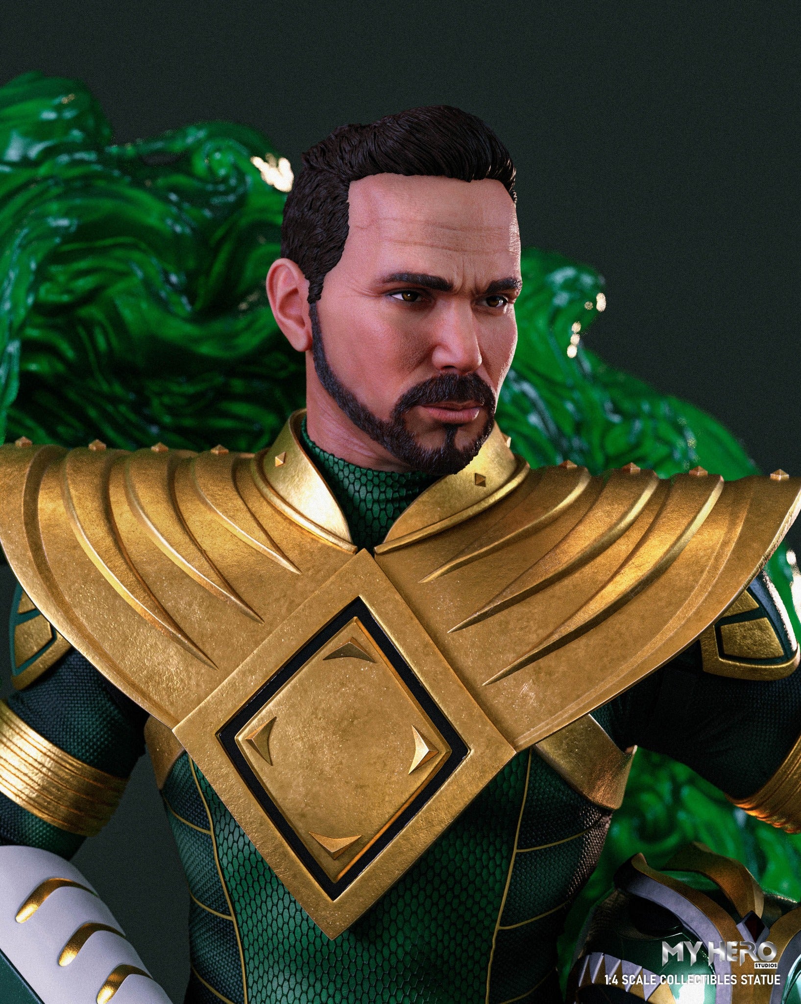 PREORDER: My Hero Studios 1/4 Scale BITS Tribute High - Quality Green Ranger Collectible Statue