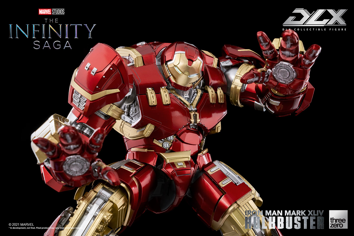 DLX Infinity Saga Die - Cast Iron Man Mark 44 Hulkbuster Armor with LED Lights