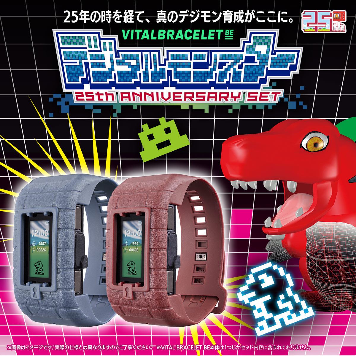 25th Anniversary Digimon Vital Brace BE Collector's Set