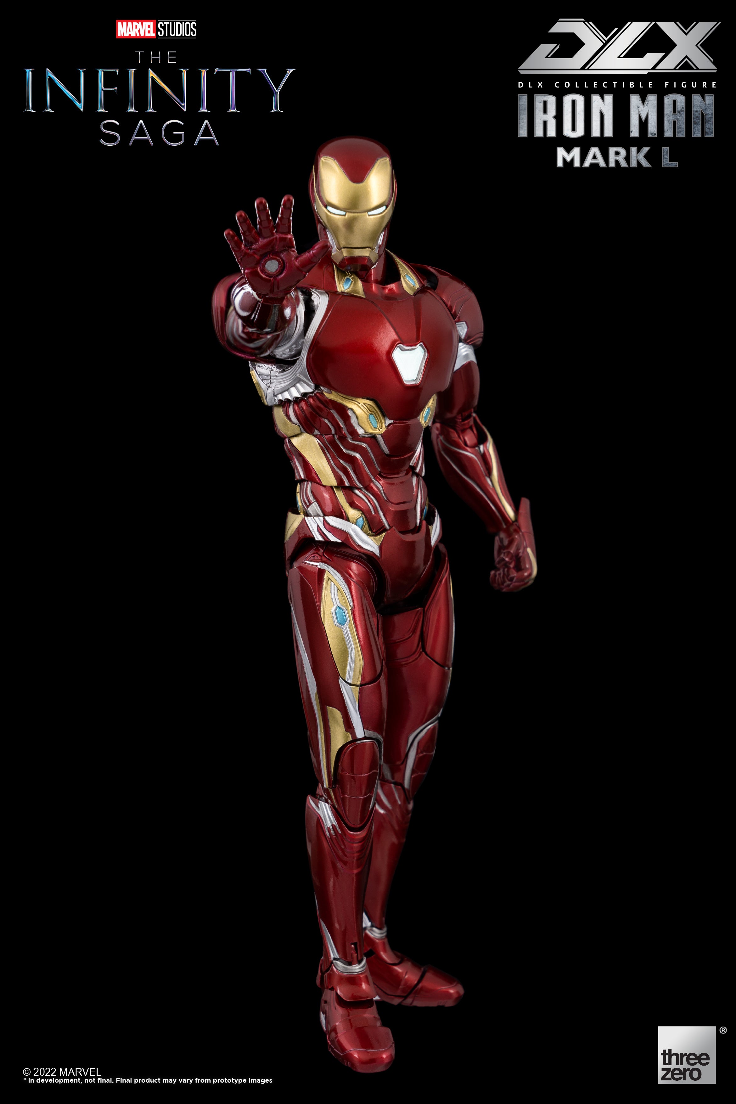Marvel DLX Series 1/12 Scale Highly Detailed Collectible DLX Iron Man Mark 50 Infinity Saga Action Figure