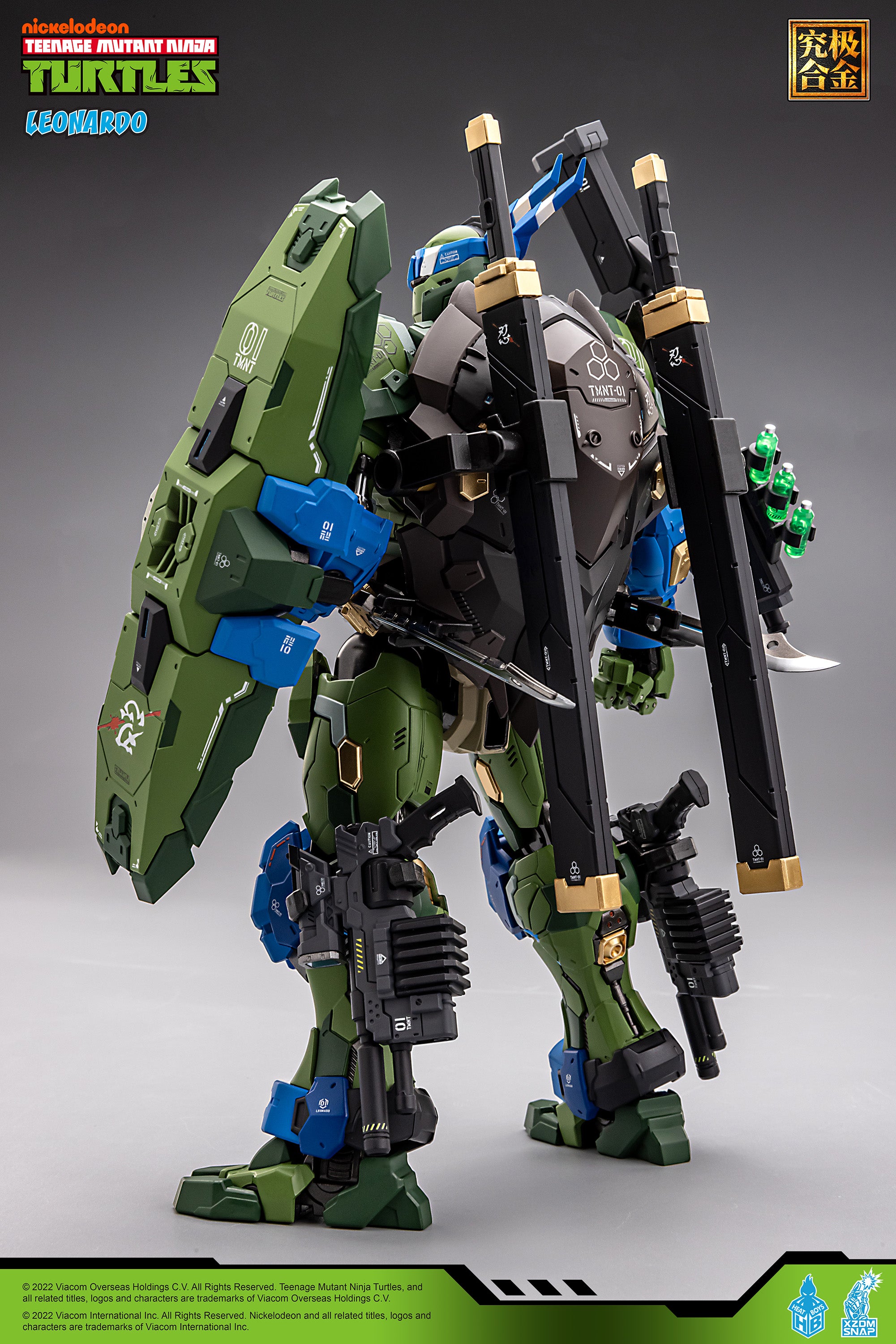 Heatboys Officially Licensed Teenage Mutant Ninja Turtles Mecha Action Figure - Leonardo HB0012