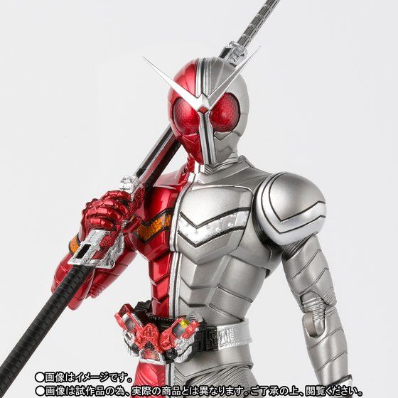SH Figuarts Collectible Action Figure of Kamen Rider W in Heat Metal Form