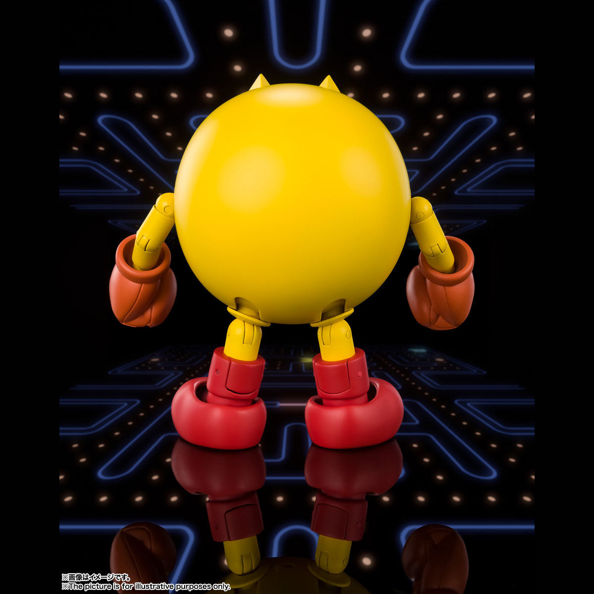 SH Figuarts Collectible Pac-Man Figure for Pac-Man 40th Anniversary Celebration