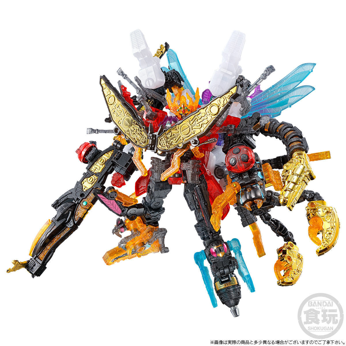 Translucent Minipla God Kingohger Set with Metallic Flakes