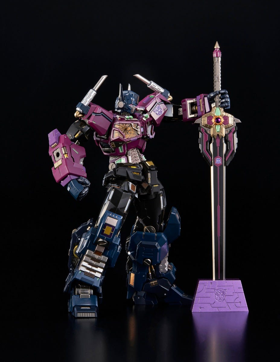 Shattered Glass Evil Autobot Optimus Prime Kuro Kara Kuri Collectible Toy