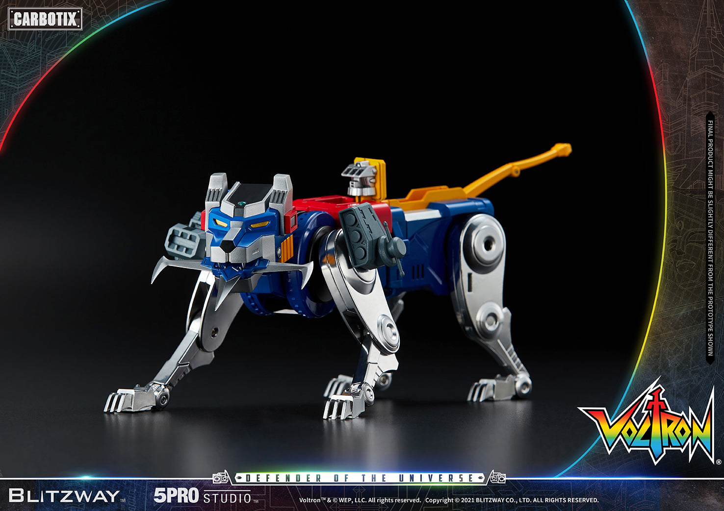 Blitzway High - Quality Collectible Carbotix Voltron Figure from Voltron Anime Series