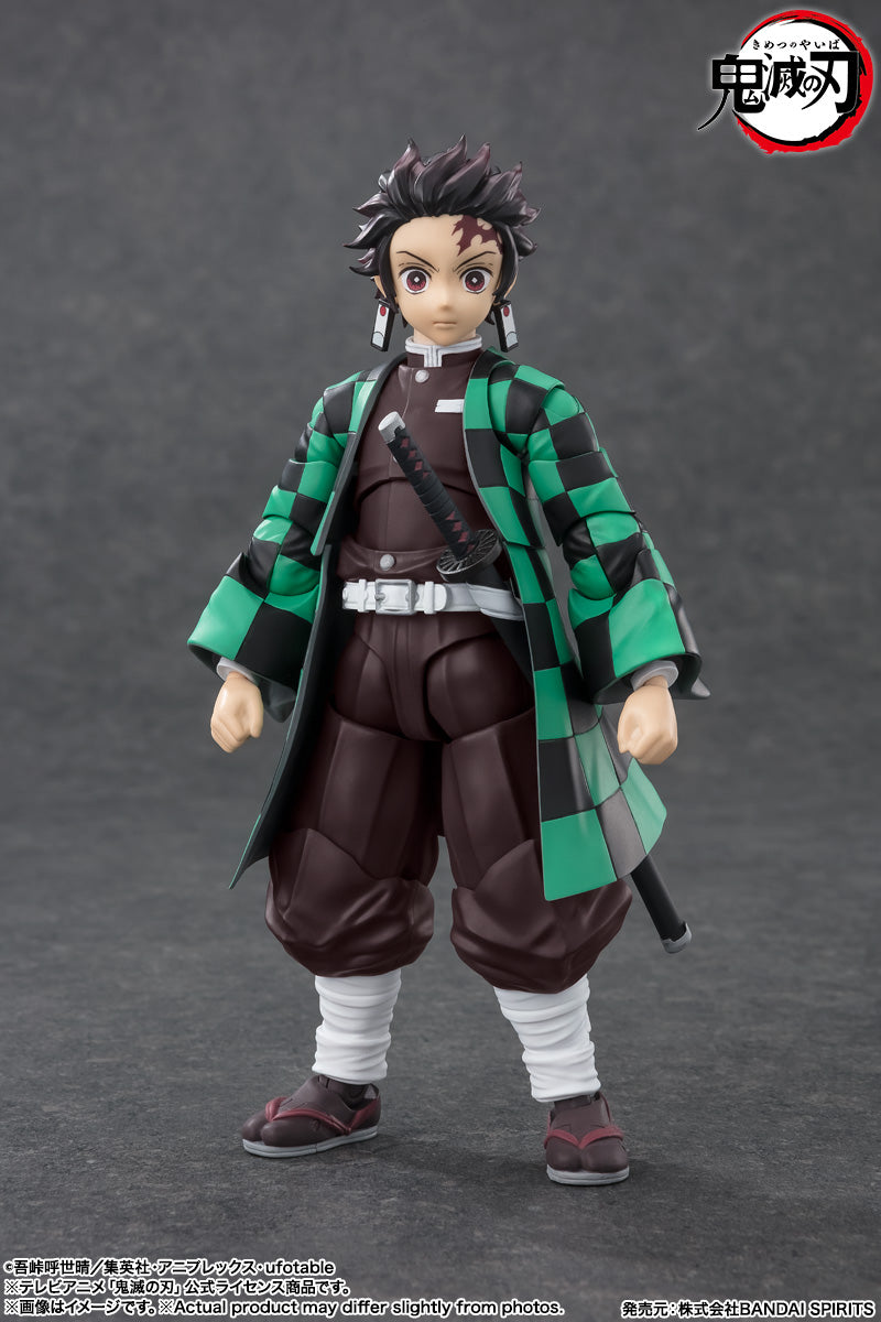 SH Figuarts Highly Poseable Tanjiro Kamado Figure from Demon Slayer