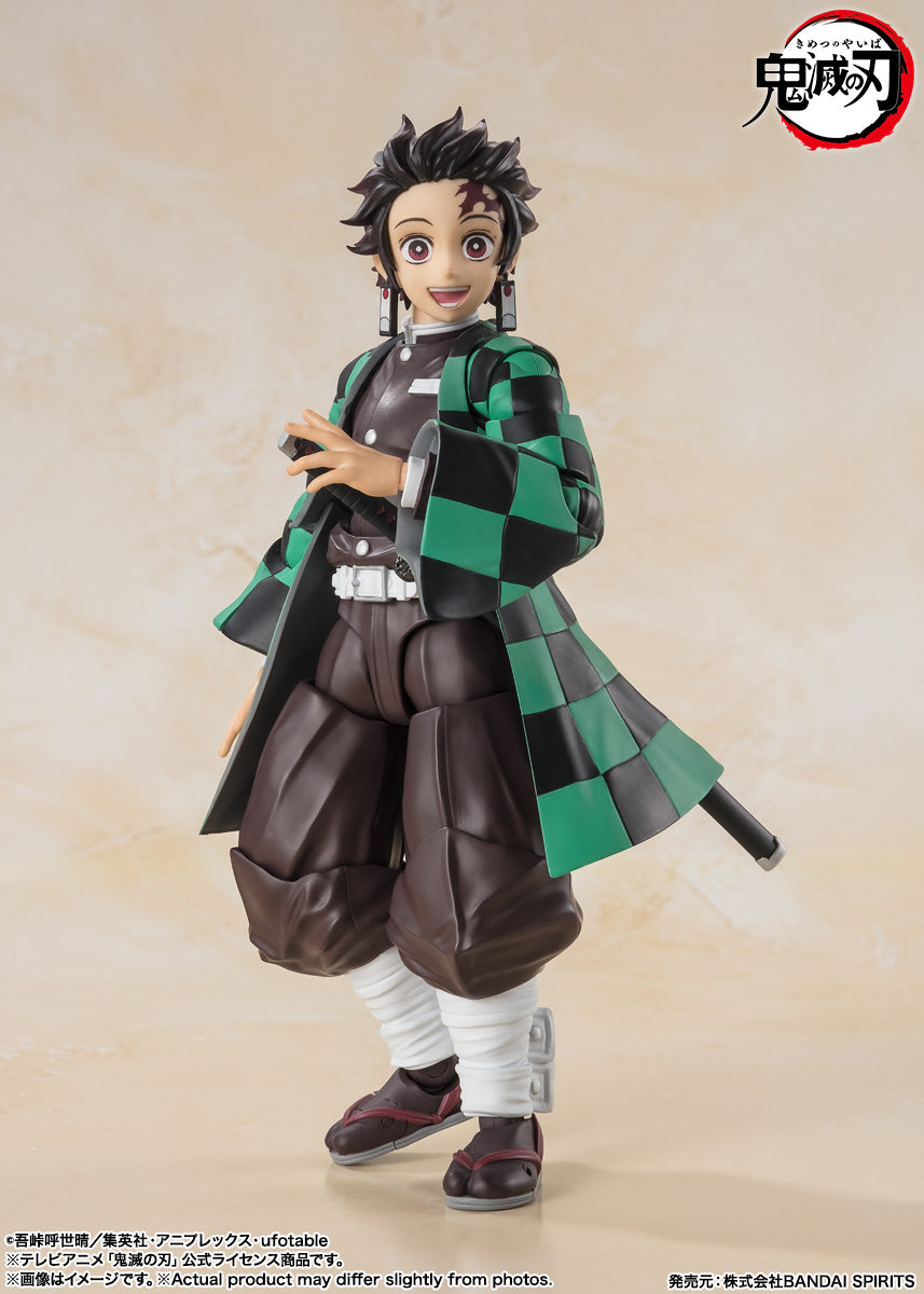 SH Figuarts Highly Poseable Tanjiro Kamado Figure from Demon Slayer