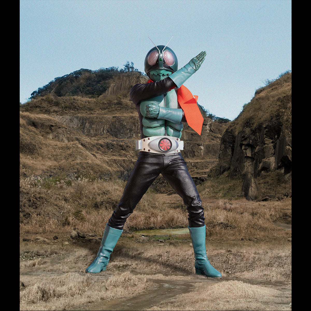 Amazing Illuminated Leather Statue of Masked Rider Ichigo