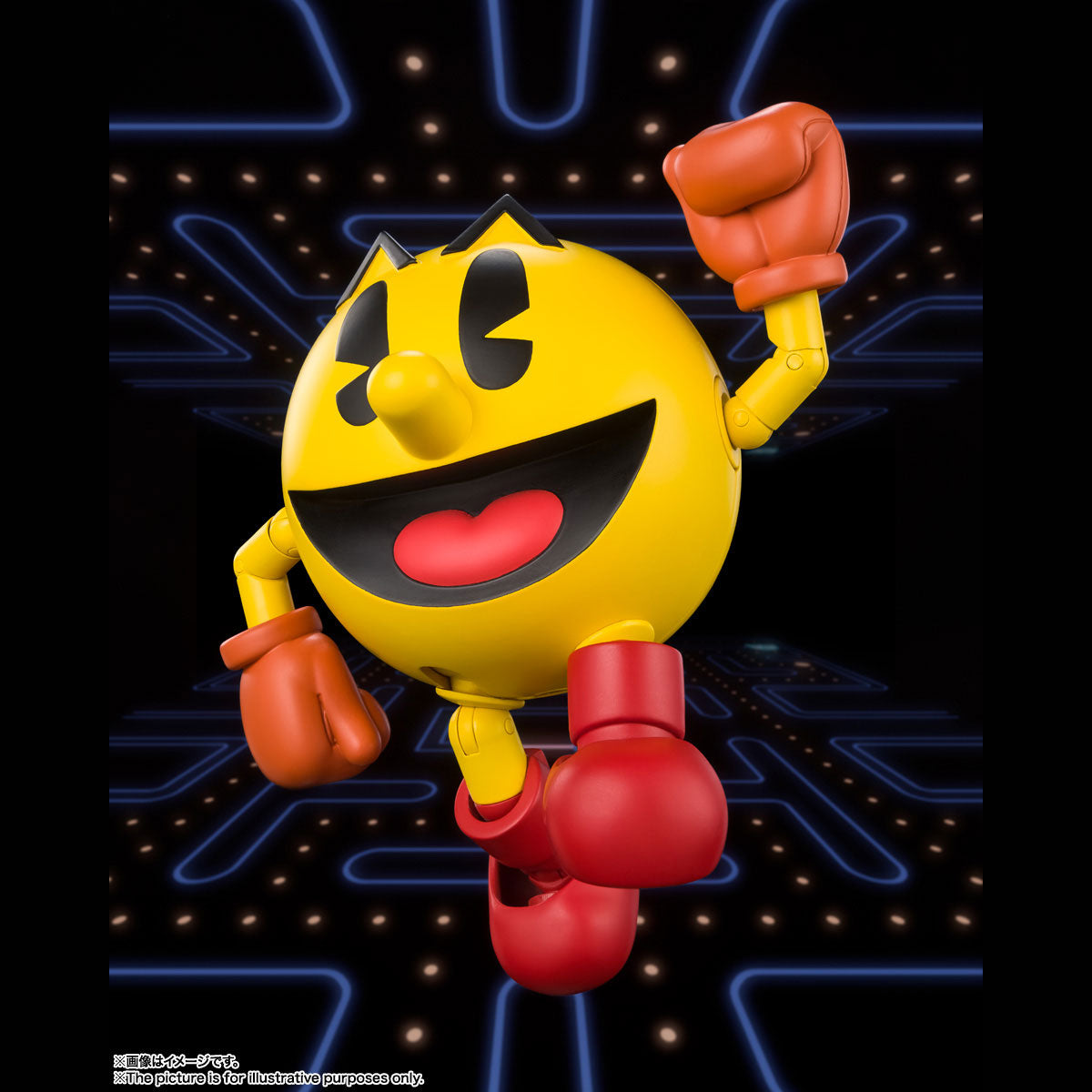 SH Figuarts Collectible Pac-Man Figure for Pac-Man 40th Anniversary Celebration