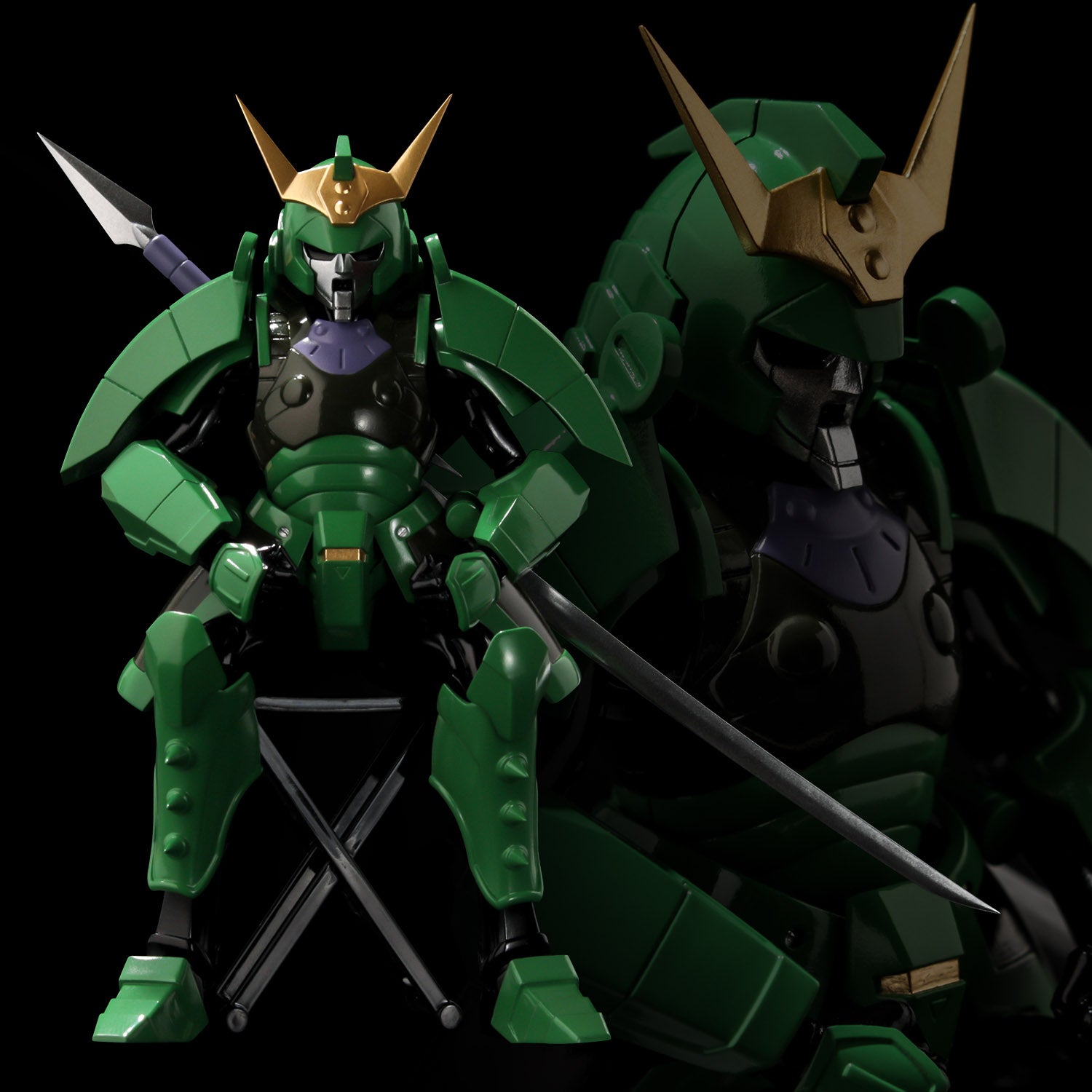 Yoroiden Samurai Troopers Sentinel Ronin Warriors Chou Dan Kadou - The Second Character Collectible Figure of the Date Clan Descendant in Halo Armor