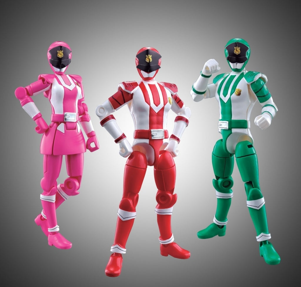 Lupinranger vs Patoranger Yudo Set 01: Colorful Character Figures