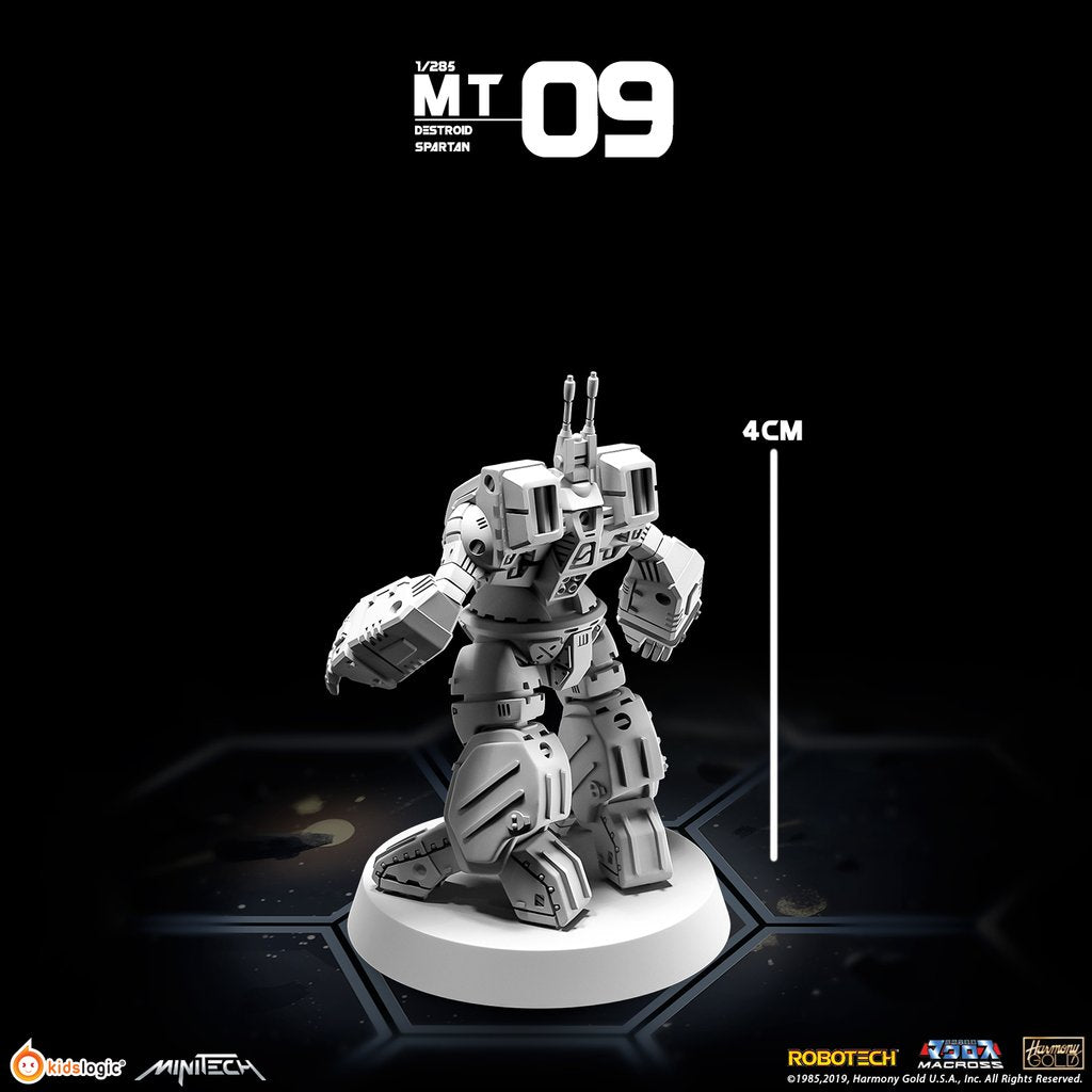 Miniature Collectible Minitech MT09 Destroid Spartan Model from Macross/Robotech Series