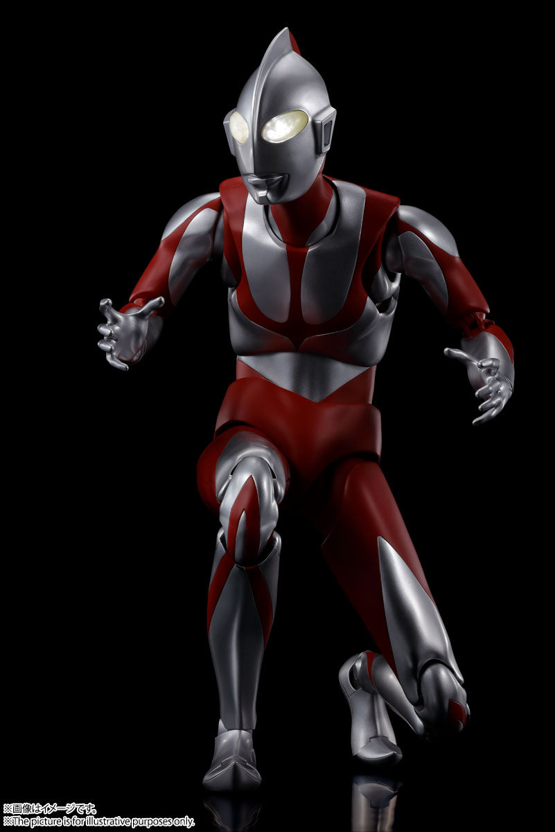 DYNACTION 16-Inch Shin Ultraman Figure with Light - Emitting Eyes and Die - Cast Parts