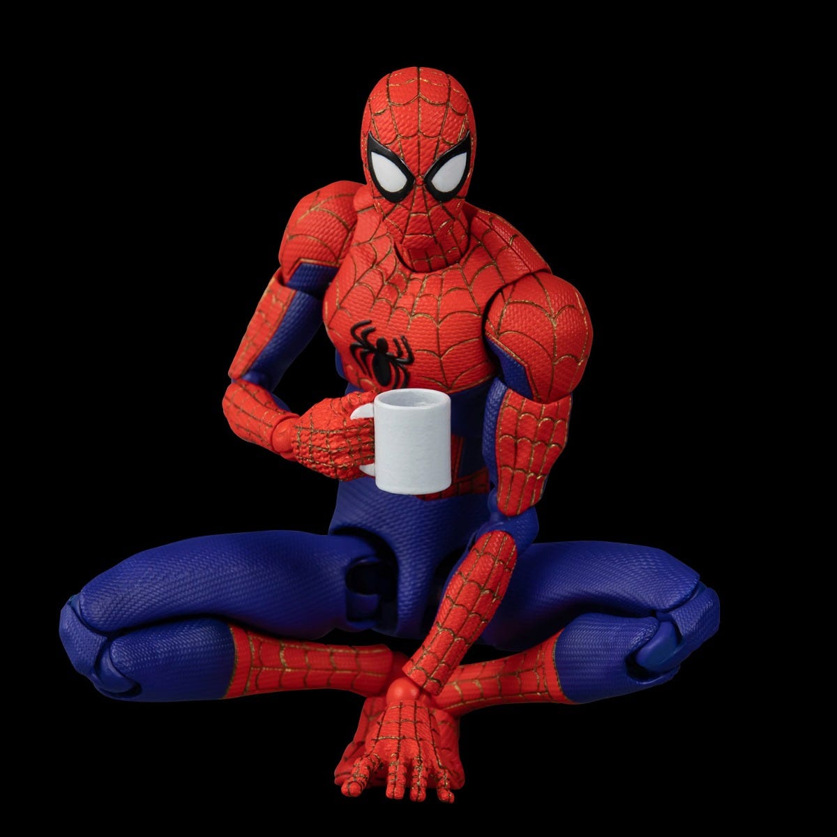SV-Action Collectible Figure of Spider-Man Peter B Parker from Spider-Man: Into the Spider-Verse