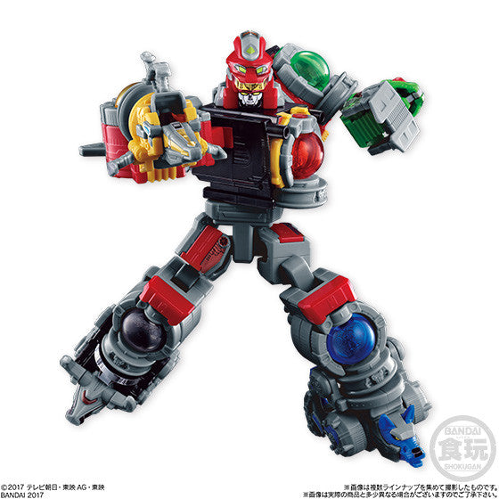 Miniature Plastic Model Set 01 - Kyuren - Oh with All Main Mecha