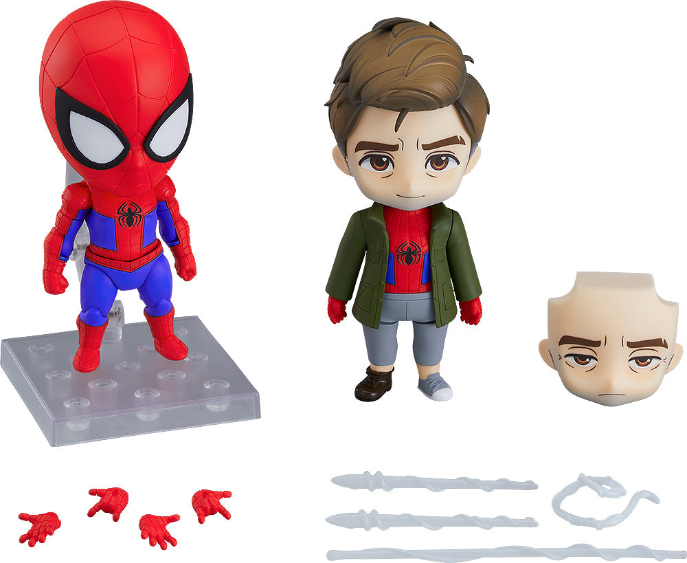 High - Quality Nendoroid Collectible Figure of Peter Parker from Spider - Verse with DX Version