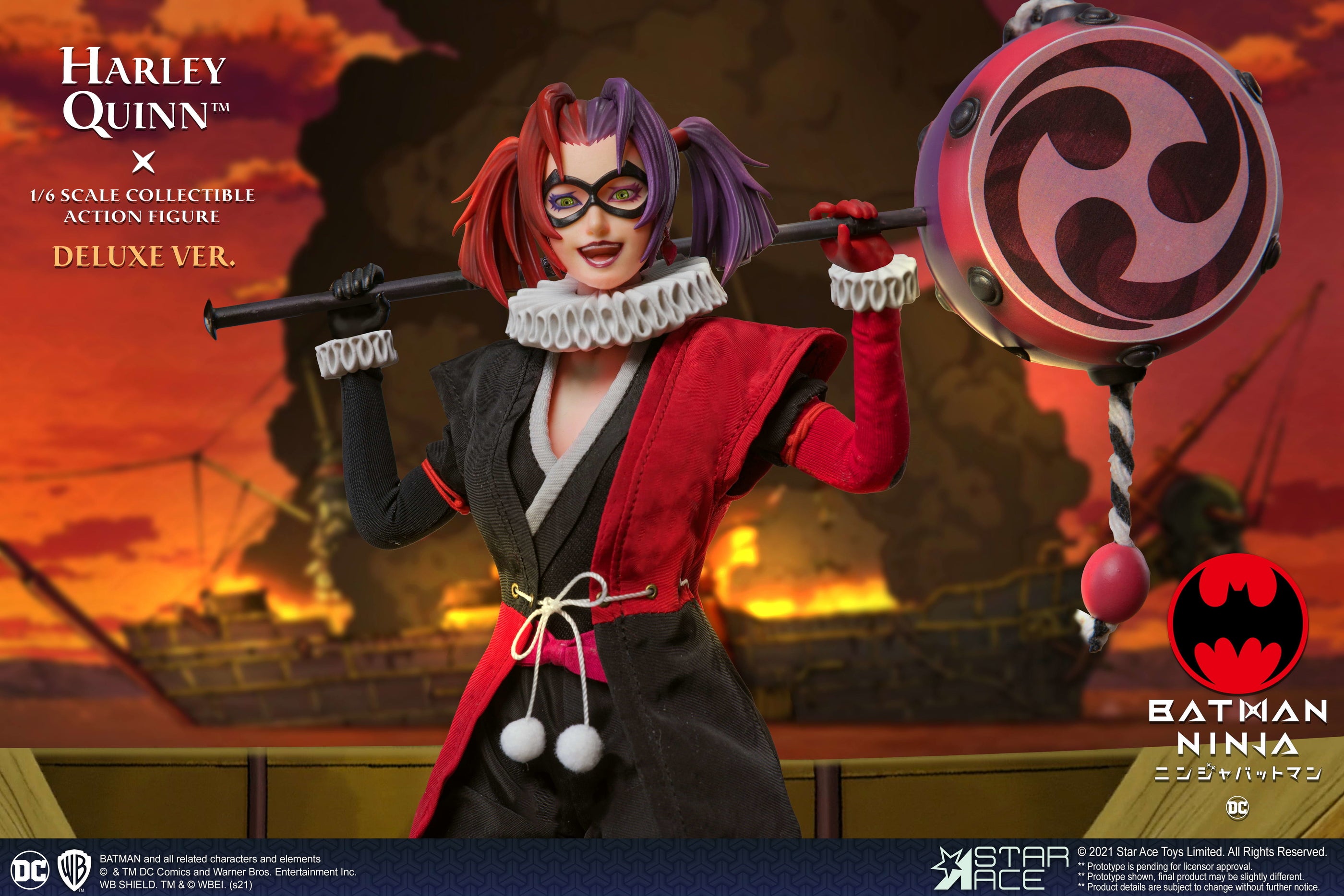 1/6 Scale Collectible Batman Ninja Harley Quinn Action Figure