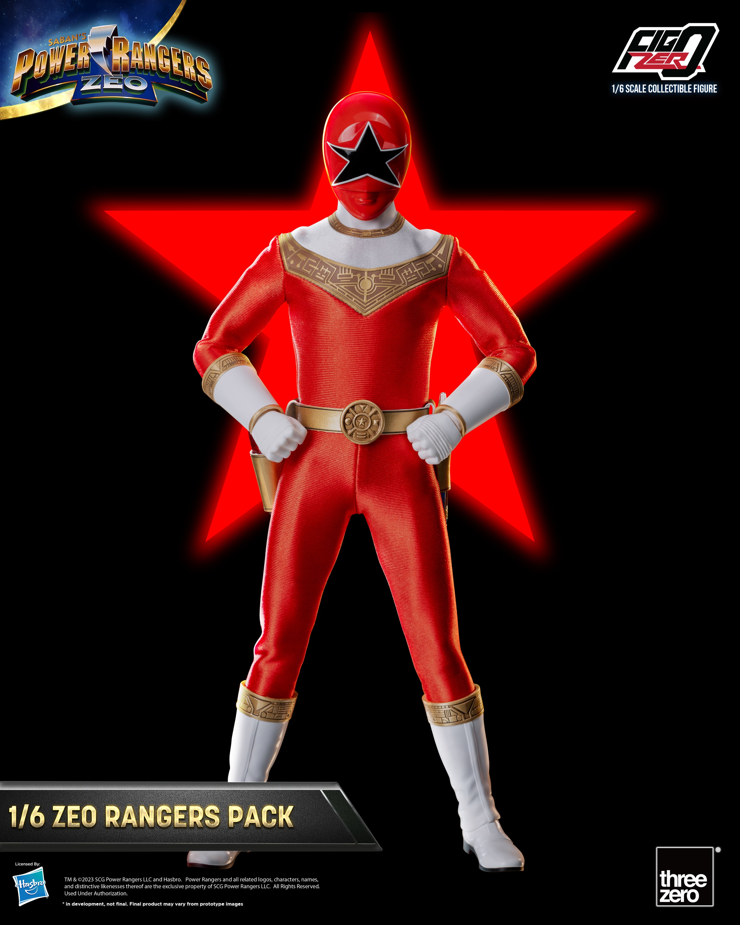 Pre - order FigZero 1/6 Power Rangers Zeo Action Figure Box Set