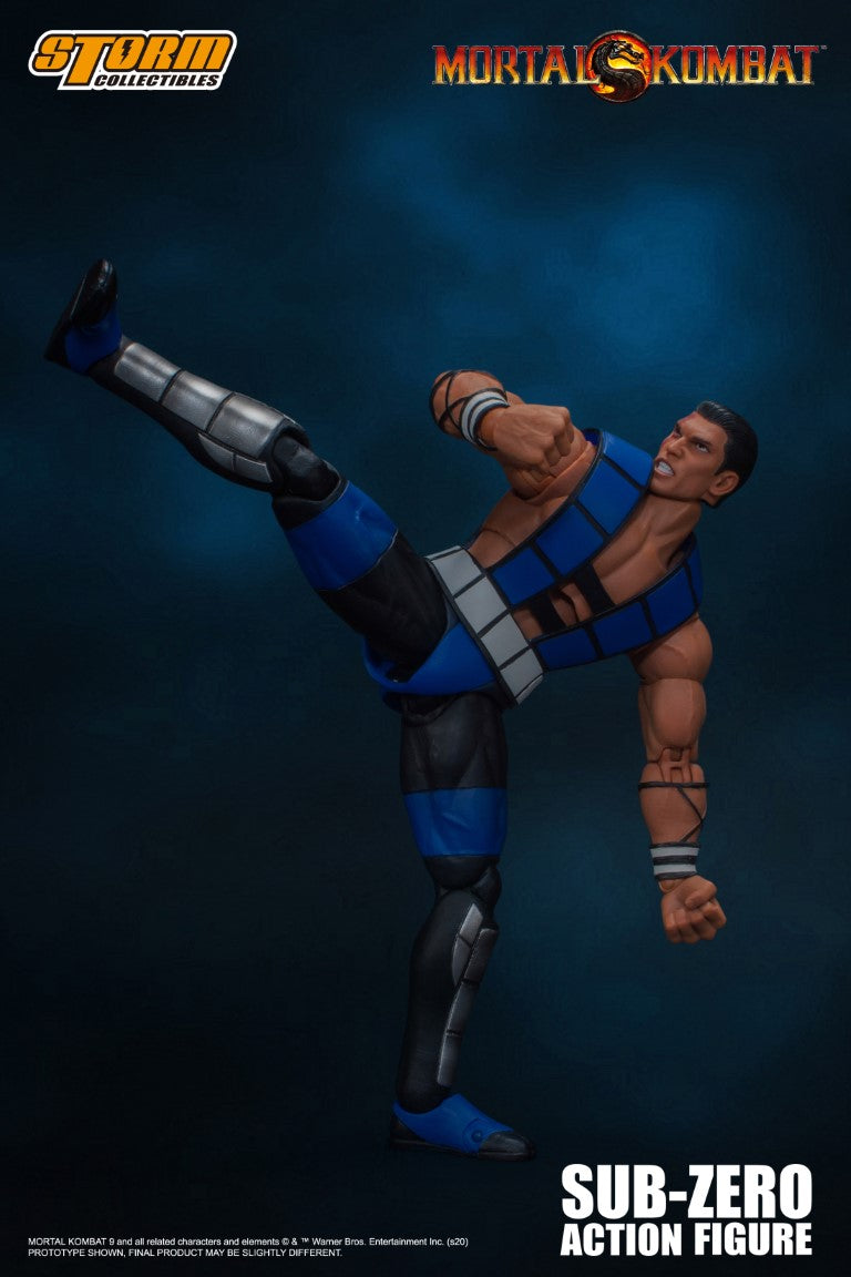 Unmasked Sub - Zero Action Figure from Mortal Kombat 3