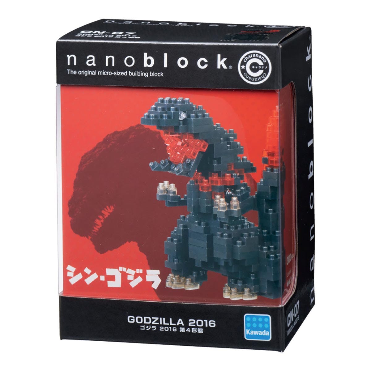 2016 Godzilla Nanoblock Charanano Model with 300 Pieces