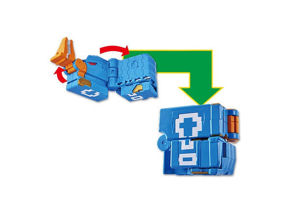 DX Collectible Cube Set Featuring Leopard, Owl, Zebra, and Platypus Figurines