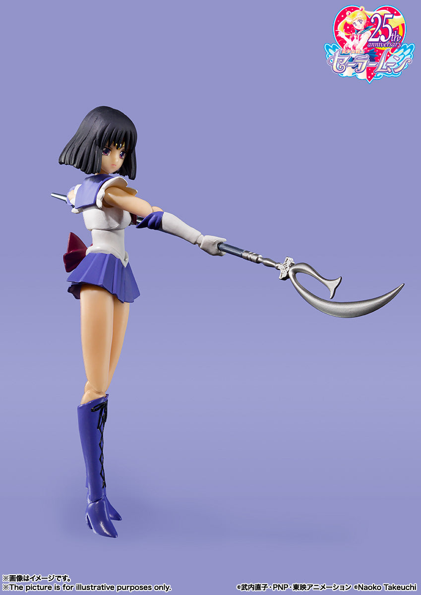 SH Figuarts Collectible - Animation Color Edition of Sailor Saturn from Pretty Guardian Sailor Moon