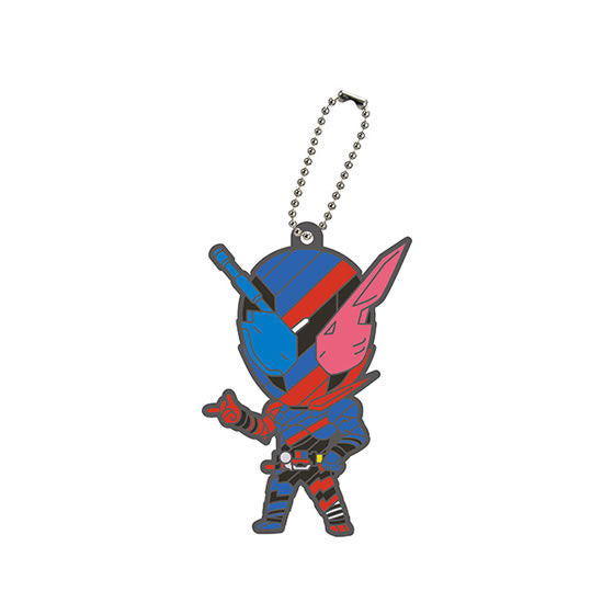 Collectible Kamen Rider Build and Zi - O Movie Inspired Rubber Mascot Keychains for Fans