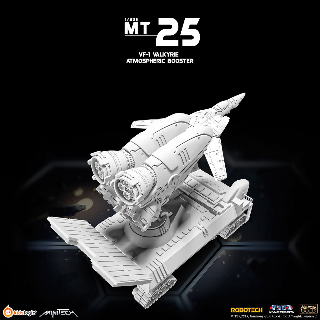 Miniature Collectible Minitech MT25 Veritech VF - 1 Valkyrie Atmospheric Booster Model