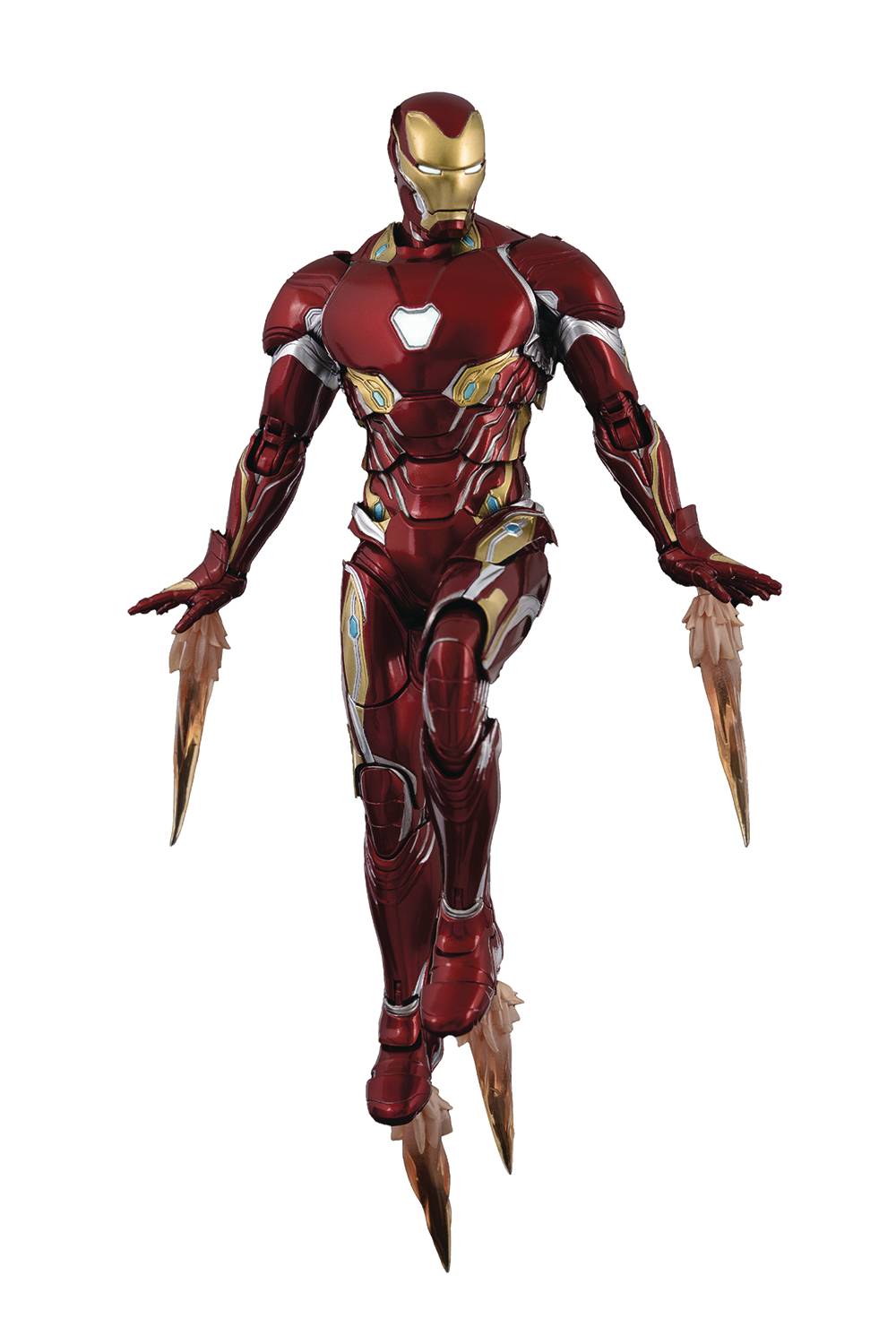 Marvel DLX Series 1/12 Scale Highly Detailed Collectible DLX Iron Man Mark 50 Infinity Saga Action Figure