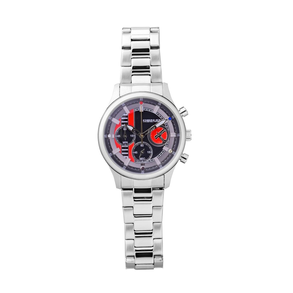 Stylish Stainless Steel Kamen Rider Den-O and Zeronos Inspired Watches