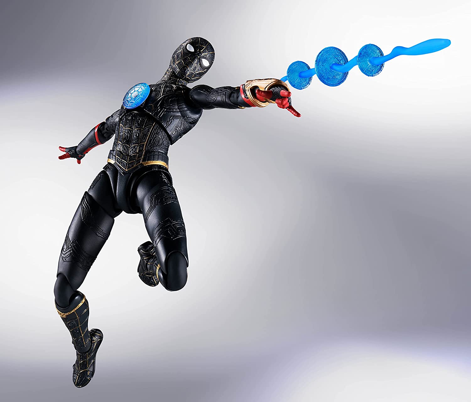 SH Figuarts No Way Home Black & Gold Suit Spider - Man Action Figure