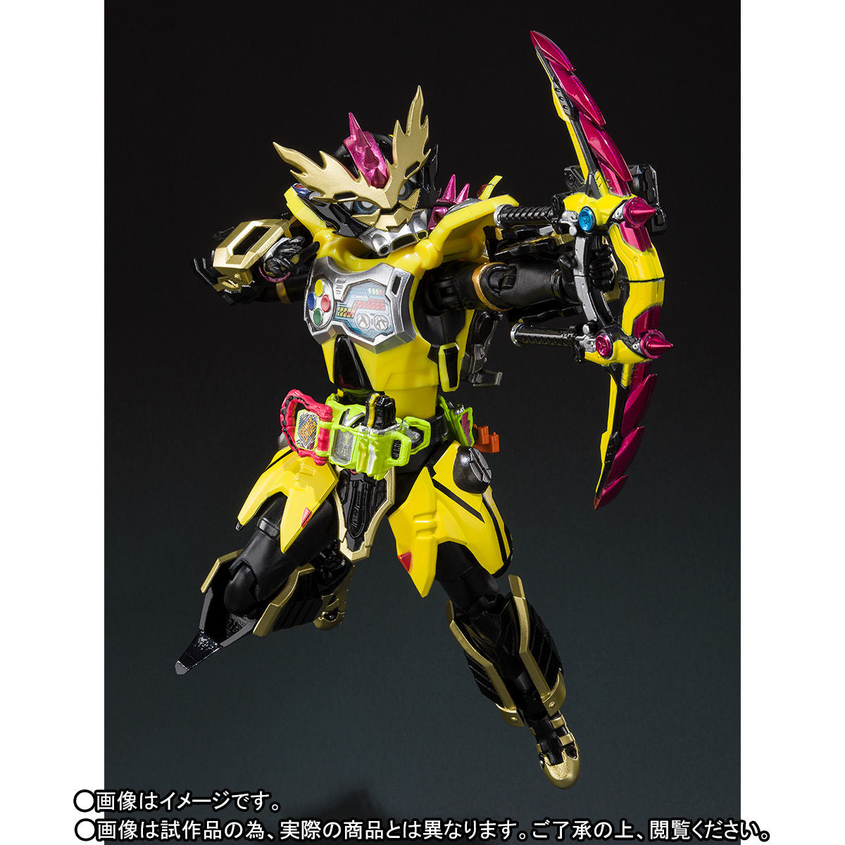 SH Figuarts Action Figure of Kamen Rider Lazer in Chambara Bike Gamer Level 3 Version