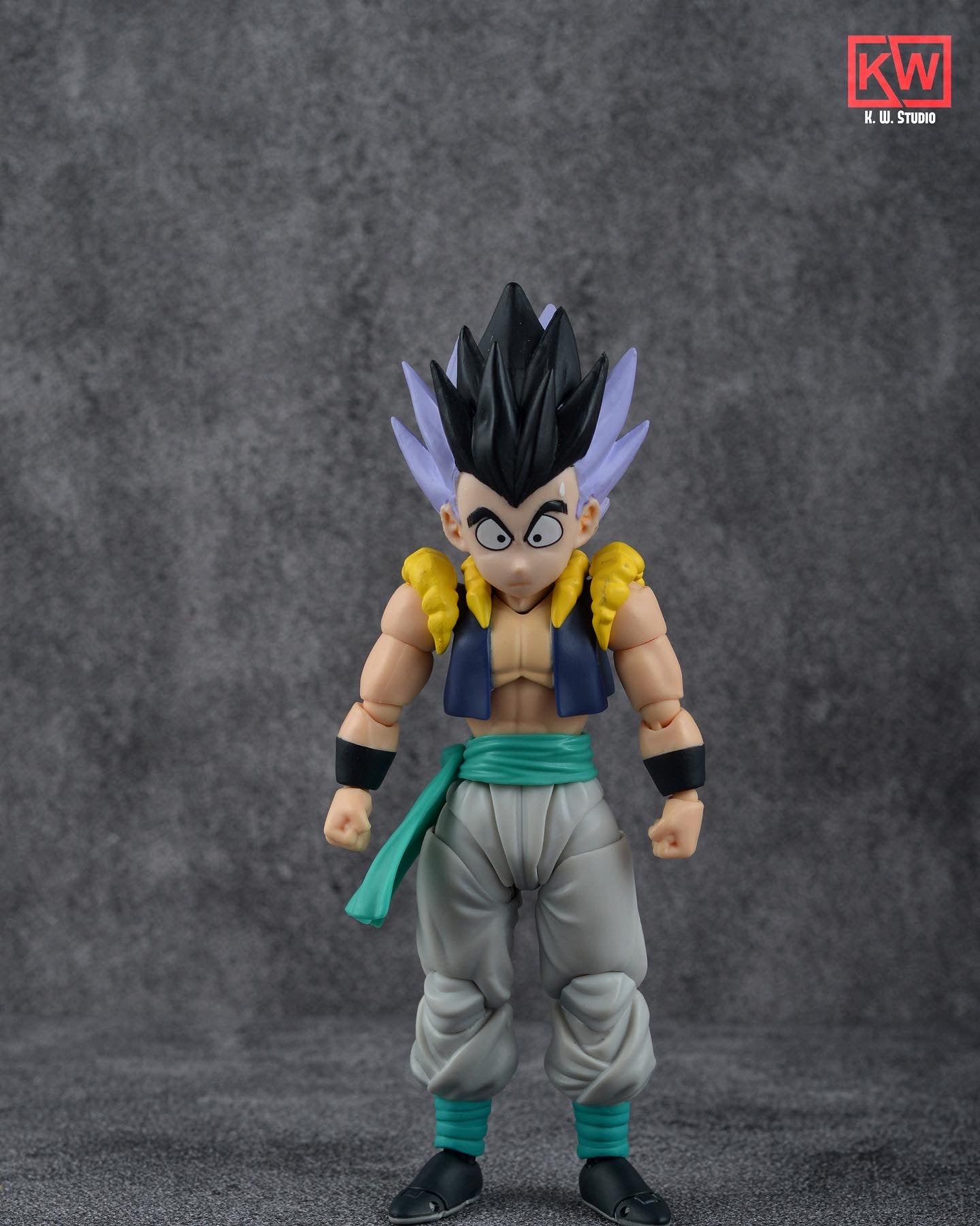 KW Studio Customizable Fused Kid Ape Head Set for SH Figuarts Gotenks