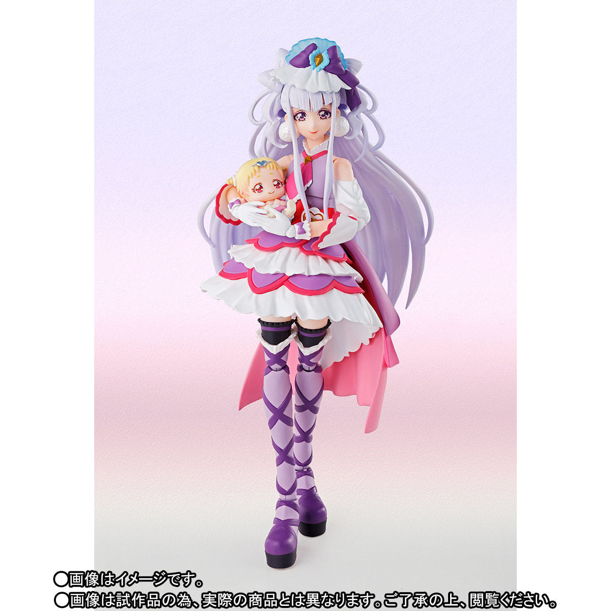 S.H. Figuarts Cure Amour with Hugtan and Twin Love Guitar Collectible