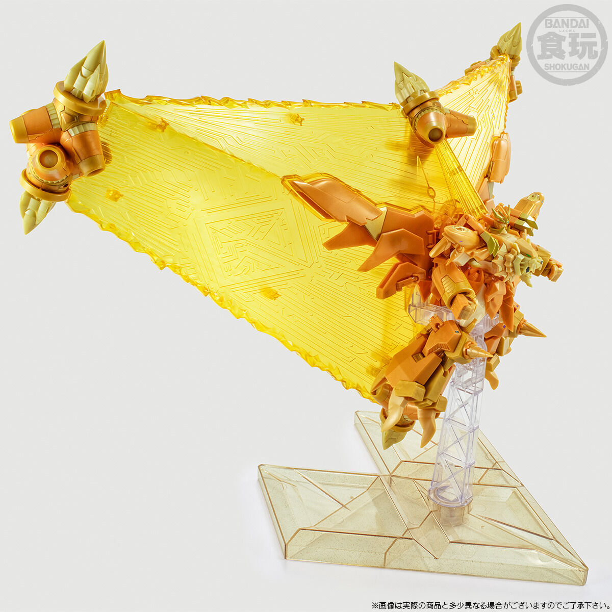 Final GaoGaiGar Golden Special Edition Toy - The Last Brave King with Glittering Clear Parts